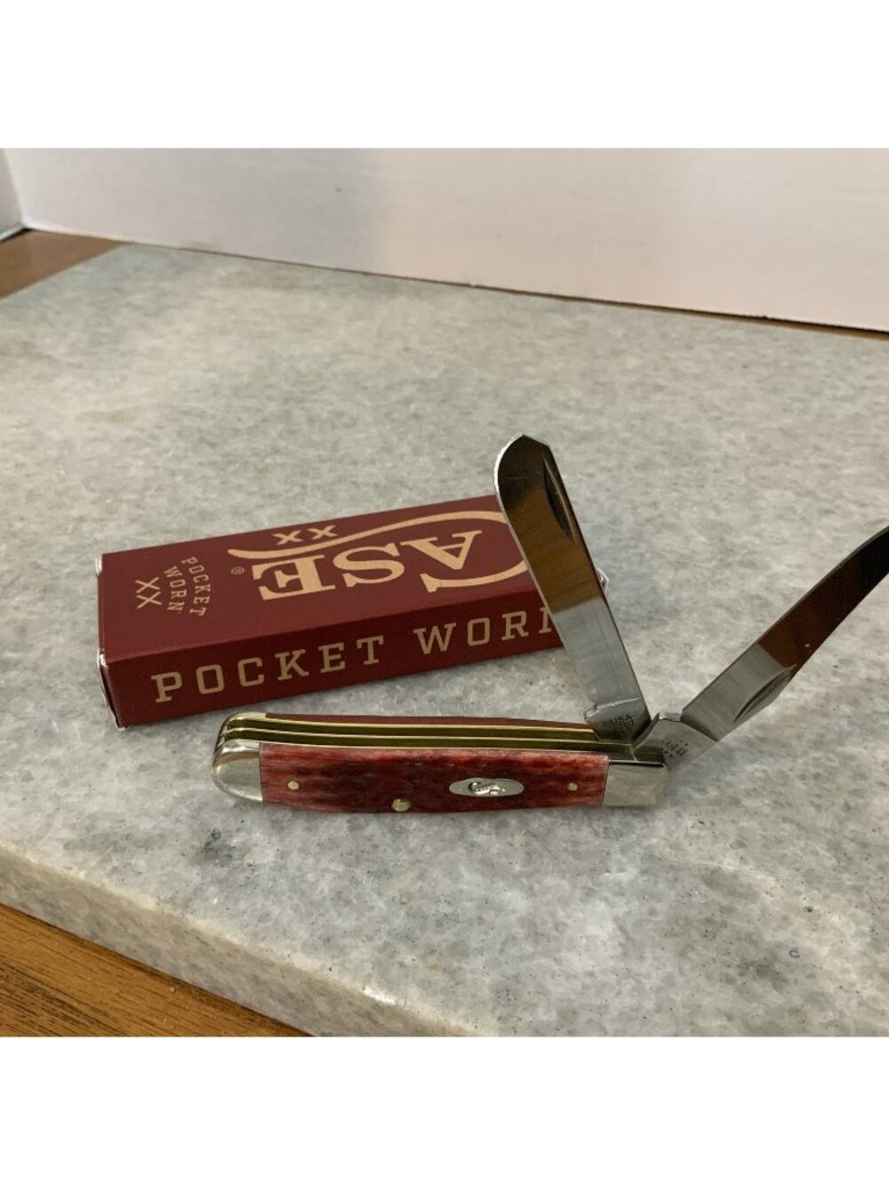 CASE XX KNIVES POCKET WORN OLD RED BONE MINI TRAPPER 6207 SS (784) POCKET KNIFE